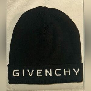 Givenchy Black Wool Beanie